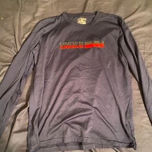 Gray under armor long sleeve shirt, youth xl